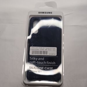 Samsung Galaxy S21 Soft-Touch Silicone Case - Dark Blue